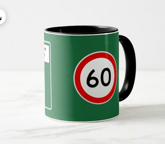 60th Birthday funny mug