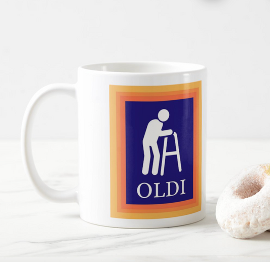 OLDI funny Aldi mug