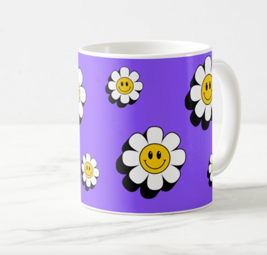 Smiley Flower Mug